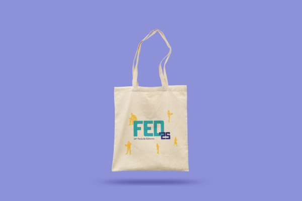 Totebag FED25 letras verde